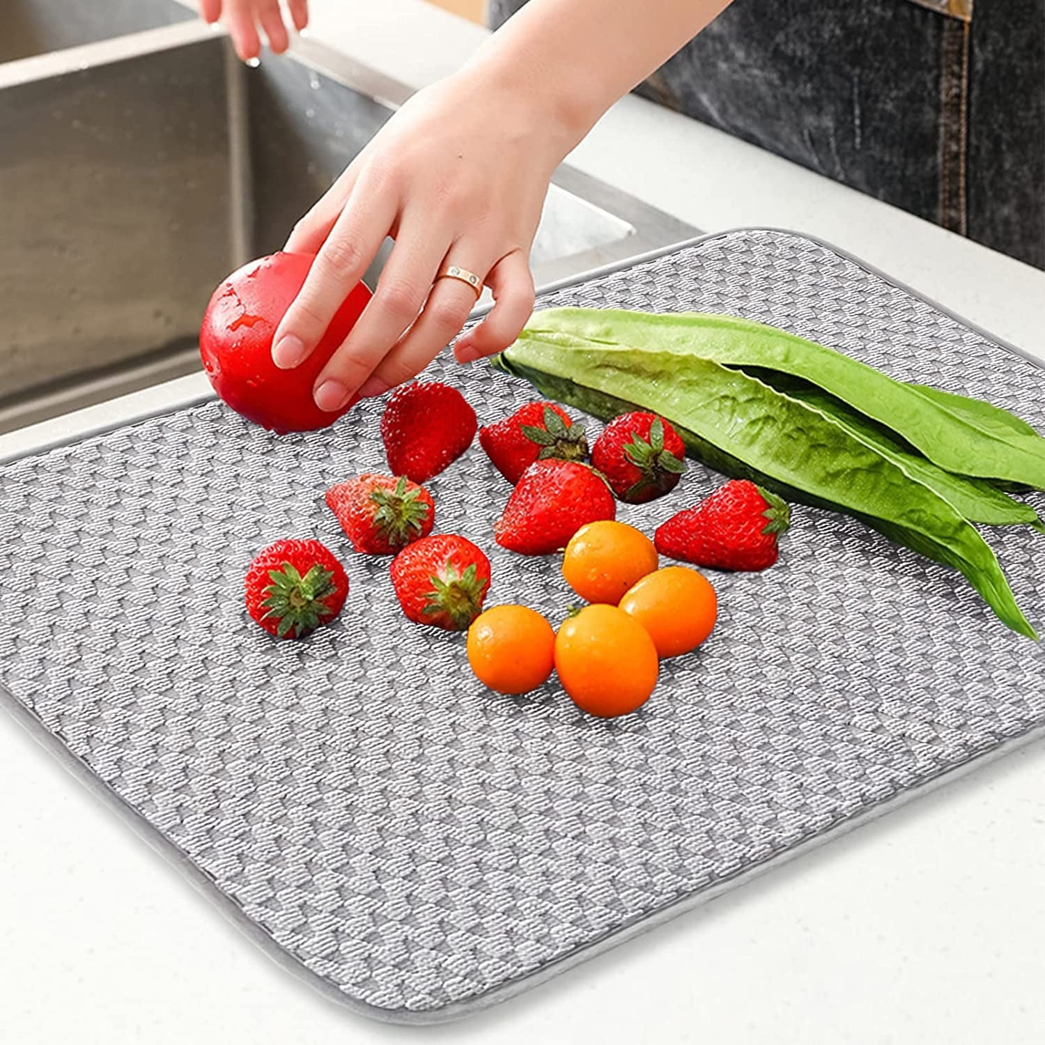 2-pack-microfiber-dish-drying-mat-24-17-inch-absorbent-dish-drainer-kitchen-counter-large-size-dish-drying-pad-for-countertops-sinks-draining-racksgray