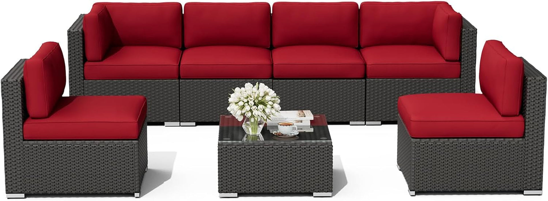 7-piece-outdoor-patio-furniture-black-rattan-wicker-sectional-sofa-conversation-set-with-glass-top-table-and-cushions-red