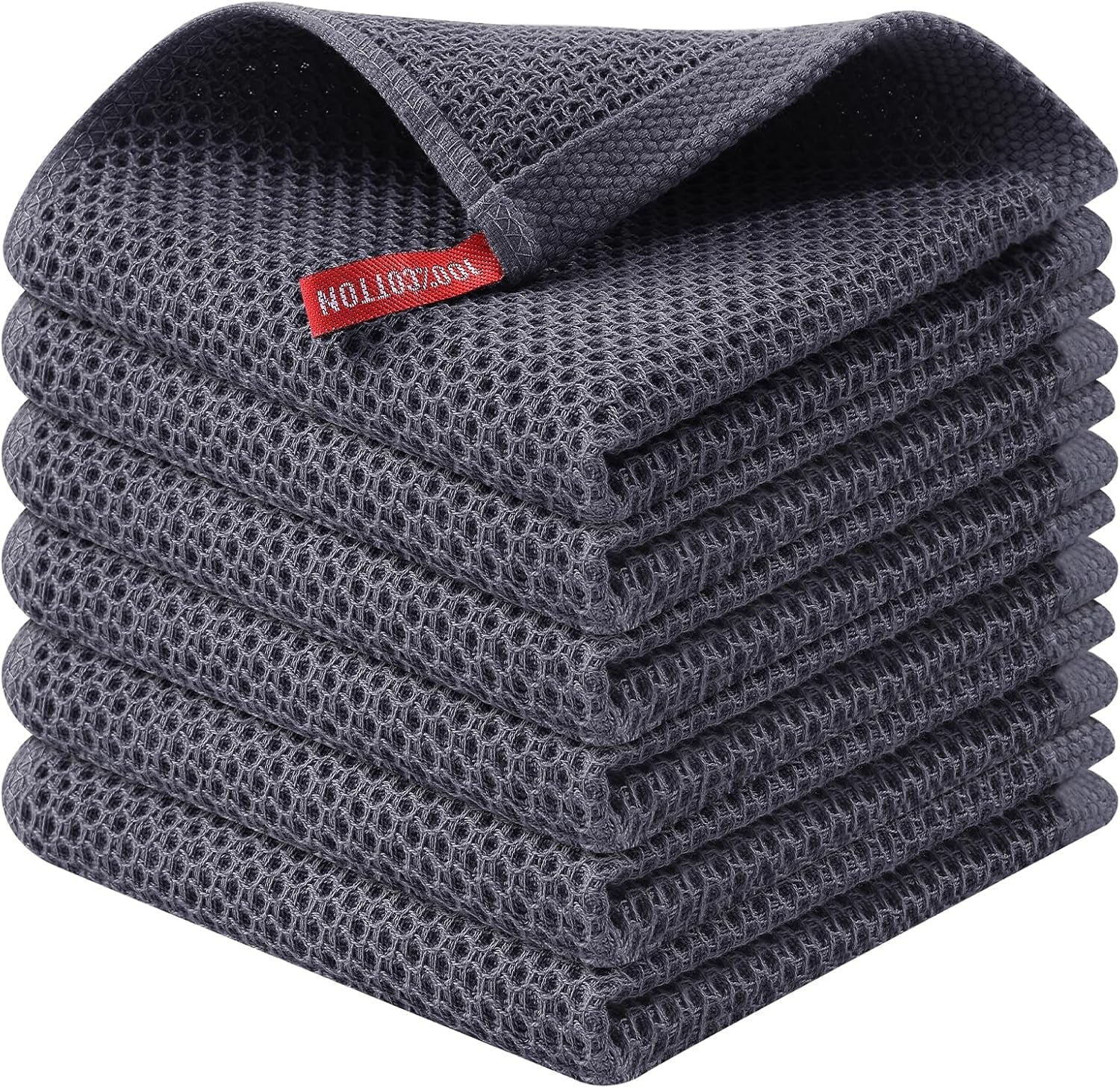 100-cotton-waffle-6-pack-kitchen-towels-12-x-12-dark-grey