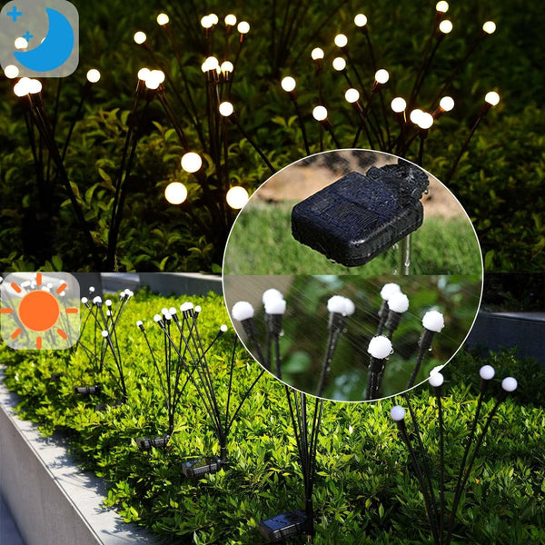 Solar Garden Lights Outdoor Waterproof, Swaying Firefly Light, Garden Decor3
