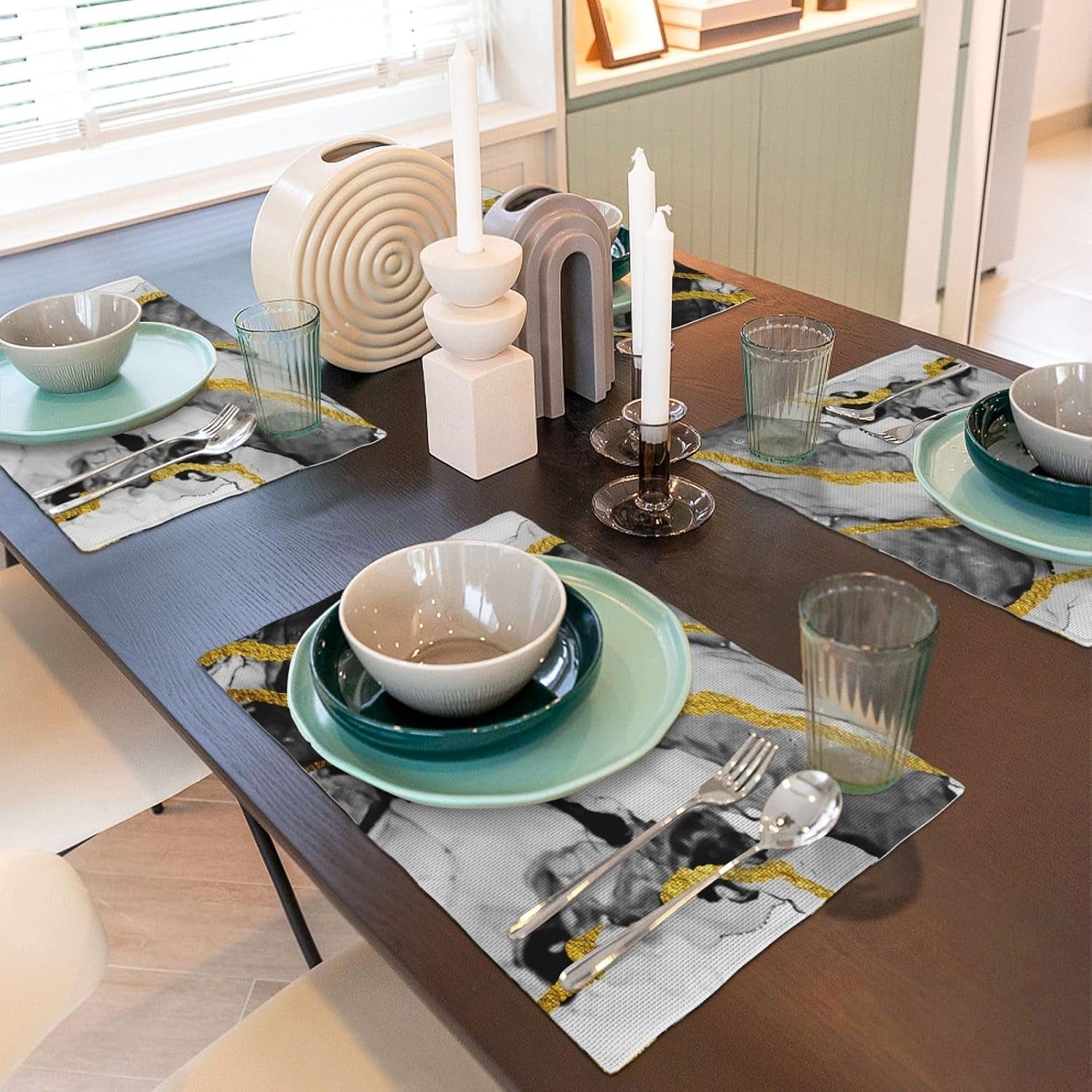 black-white-and-gold-marble-linen-placemats-set-of-4-modern-luxury-washable-non-slip-heat-resistant-durable-kitchen-table-mats-for-dining-table-luxury-home-kitchen-decor-essential-black-grey-gold