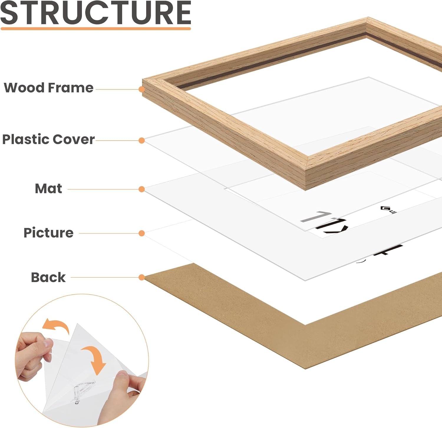 11x14-picture-frame-solid-wooden-nursery-decor-1pack-natural
