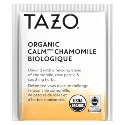 TAZO Calm Chamomile Herbal Tea Bags, Caffeine Free Blend, 16 Total Tea Bags | Chamomile Herbal Tea with Hibiscus, Spearmint, Rose Petals, Lemongrass and Peppermint - Caffeine Free for a Relaxing Bedtime4