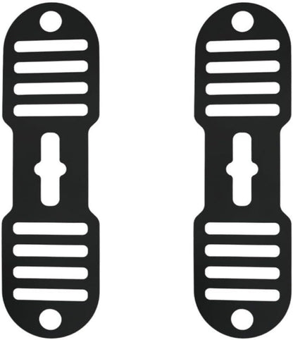 Silicone Lid Lock Strap for Crockpot Slow Cooker (6/7/8 Quart) - Universal Crockpot Lid Holder & Rubber Strap Alternative | Heat-Resistant, No-Spill Design Transport Accessories-Black 2PCS1