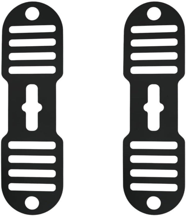 Silicone Lid Lock Strap for Crockpot Slow Cooker (6/7/8 Quart) - Universal Crockpot Lid Holder & Rubber Strap Alternative | Heat-Resistant, No-Spill Design Transport Accessories-Black 2PCS1