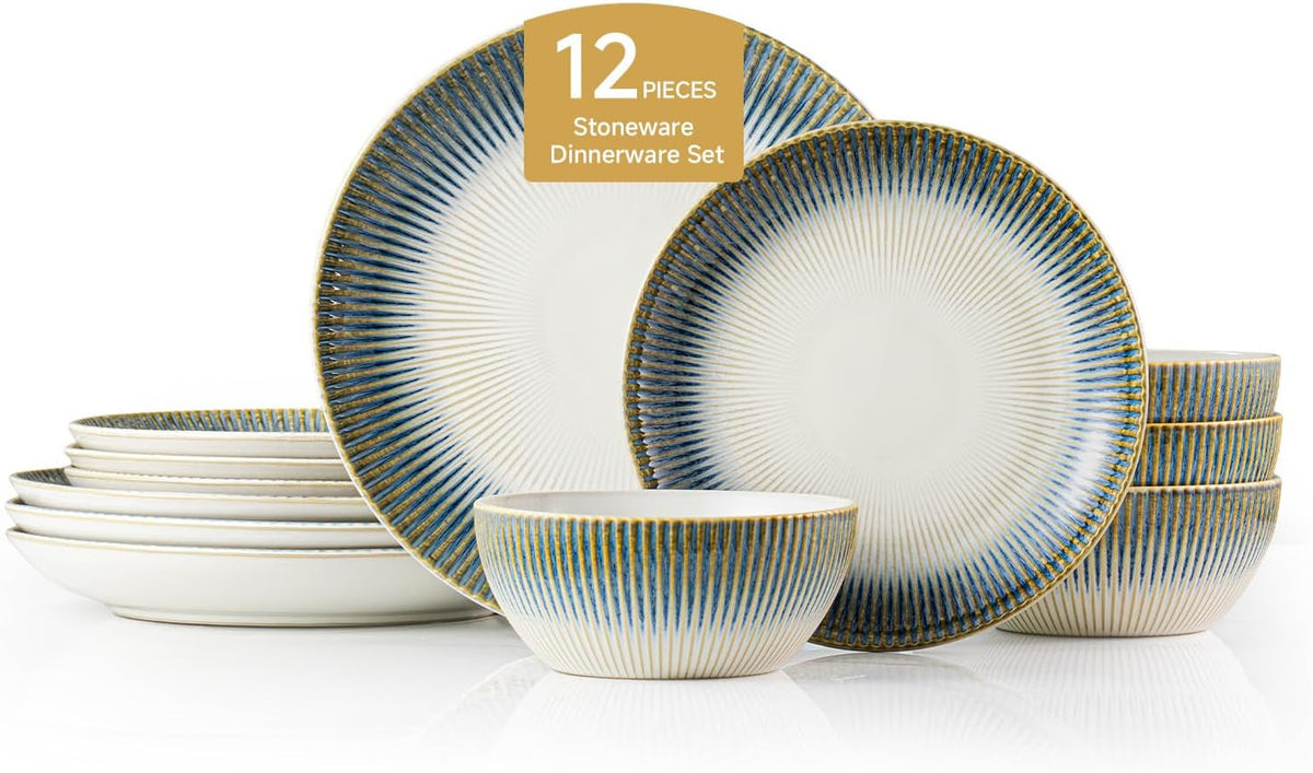 12-piece-stoneware-dinnerware-set-blue-reactive-glaze-for-4