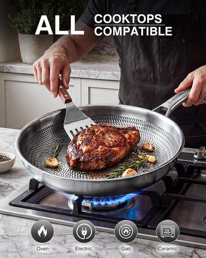 Titanium Cookware Set, 8-Piece Pots and Pans Set, Non-Stick with Lid, Pfas/Pfoa/Ptfe-Free, Dishwasher & Oven Safe, Compatible with Gas & Induction Cooktops5
