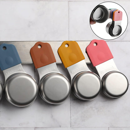 Magnetic Measuring Cups Set of 7 Stainless Steel Magnetic Measuring Cups5