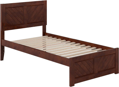 , Canyon Twin Platform Bed with Matching Footboard, Walnut9