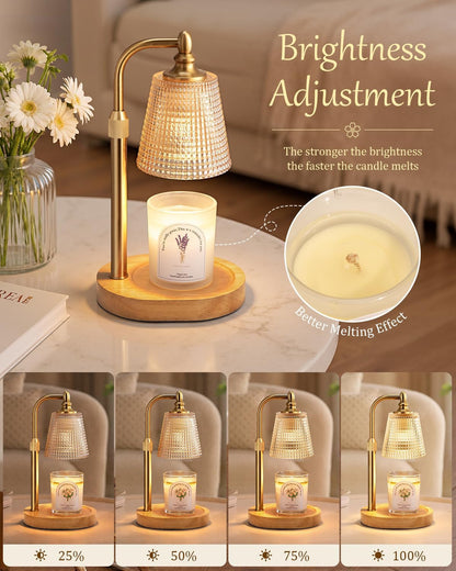 Candle Warmer Lamp with Timer,Birthday Gifts for Women Mom Home Decor2