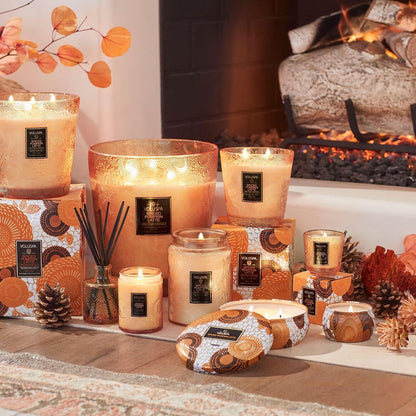 Spiced Pumpkin Latte, Small Candle Jar, 5.5 Ounce,50 Hour Burn Time, & Coconut Wax for Clean Burning,,Handcrafted in the USA3