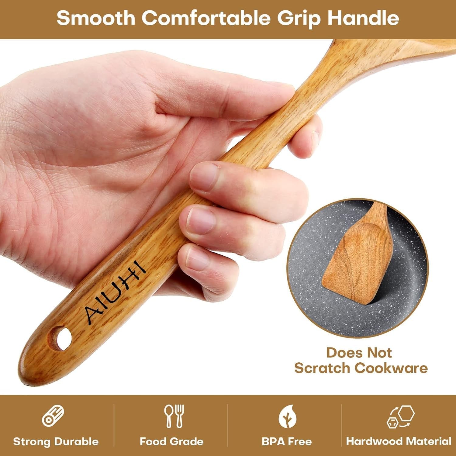 teak-wood-8-piece-wooden-kitchen-utensils-set-wooden-spoons-for-cooking-smooth-wood-spatula-set-for-nonstick-cookware-daily-cooking-housewarming-gift