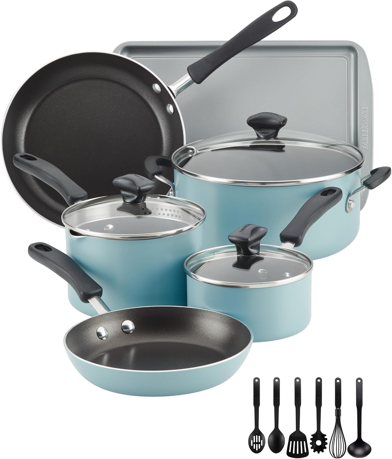 cookstart-aluminum-diamondmax-nonstick-cookware-set-kitchen-essentials-15-piece-aqua