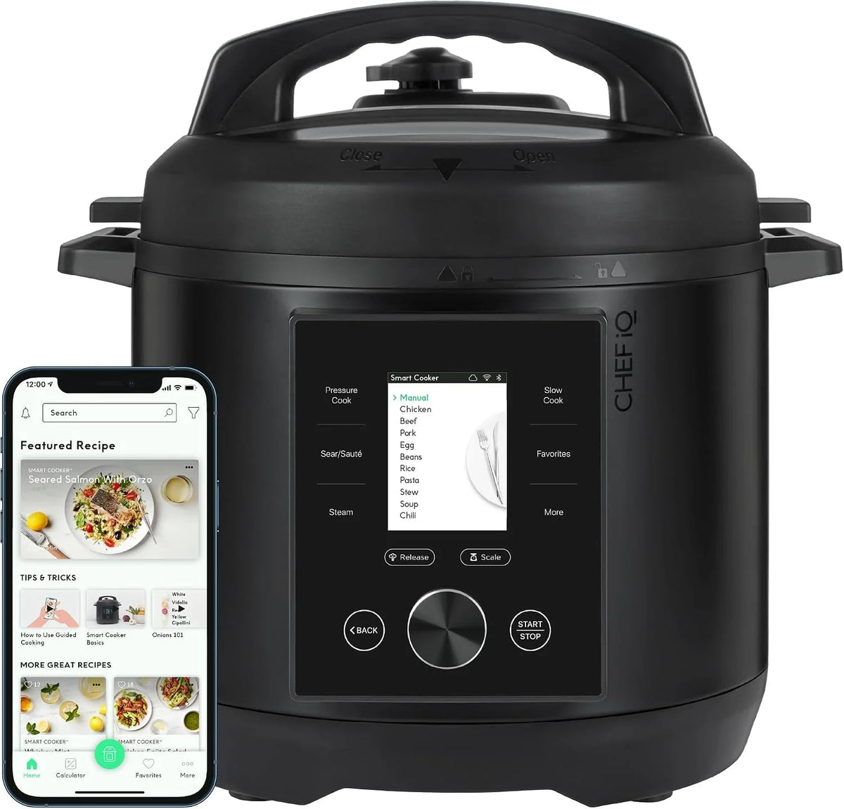 chef-iq-smart-pressure-cooker-with-wifi-and-built-in-scale-easy-to-use-10-in-1-multicooker-with-500-guided-recipes-rice-cooker-slow-cooker-instant-meals-for-foodies-6-quart-family-size