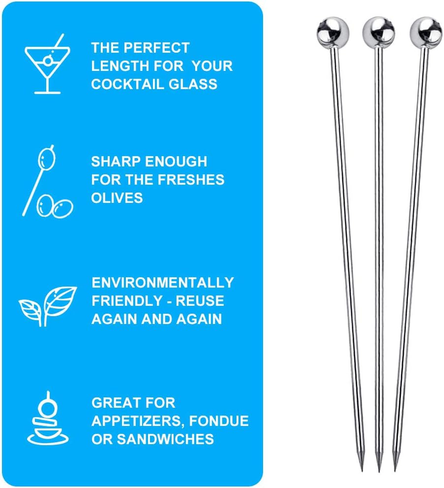 15pcs-cocktail-picks-stainless-steel-cocktail-toothpicks-4-3-in-reusable-garnish-sticks-bloody-mary-skewers-metal-martini-picks-for-olives-drinks-appetizers-fruit-bar-accessories