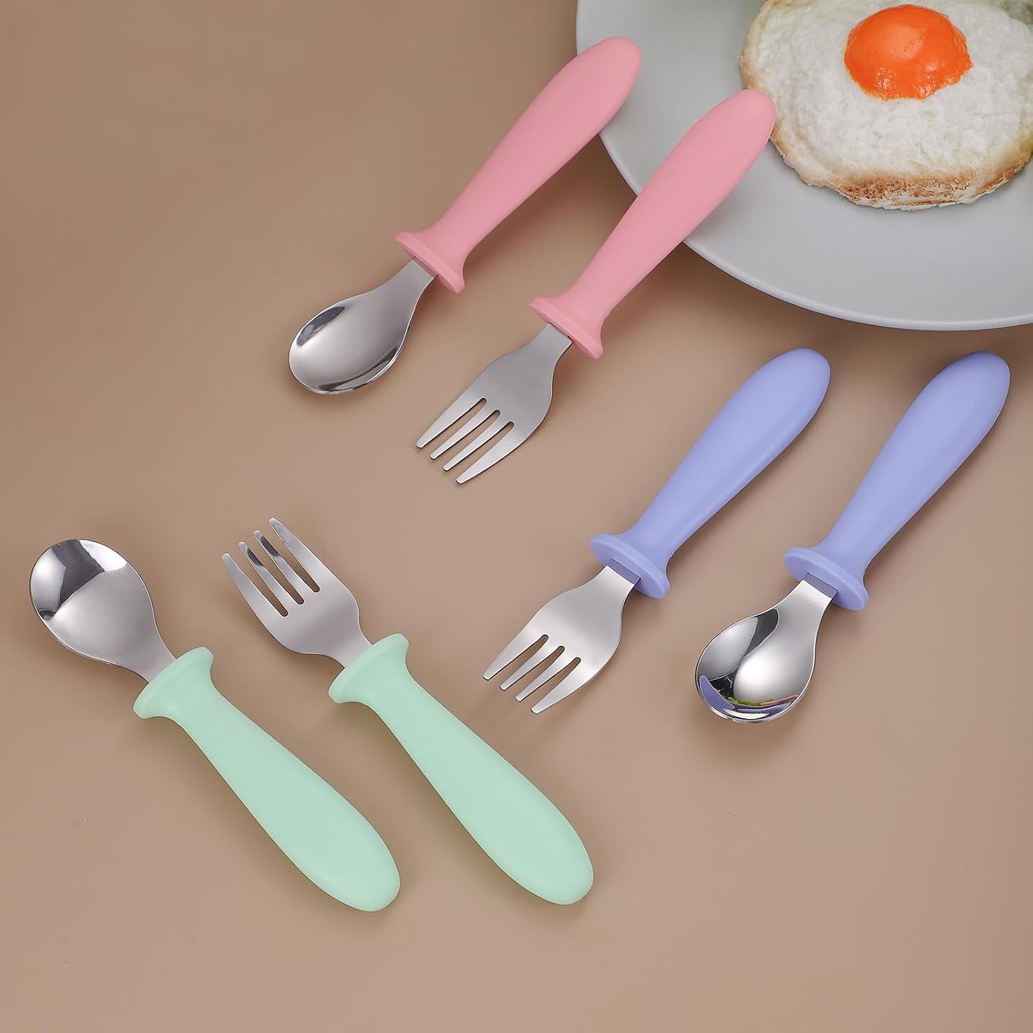 toddler-utensils-set-6-piece-kids-fork-and-spoon-set-18-8-stainless-steel-with-plastic-handles-rounded-edges-toddler-size-dishwasher-safe