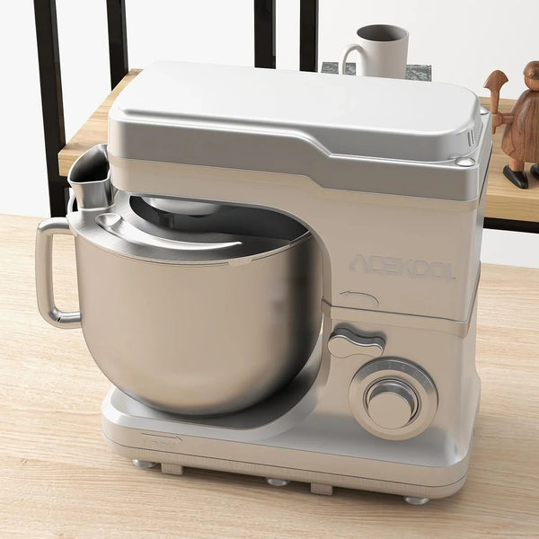 7 Quart Stand Mixer, Stable Design, 660W Tilt-Head Stand Mixer with 10-Speed Stepless Control for Bread, Pizza, Cake and Cookie Dough, Large Stainless Steel Bowl, Silver6