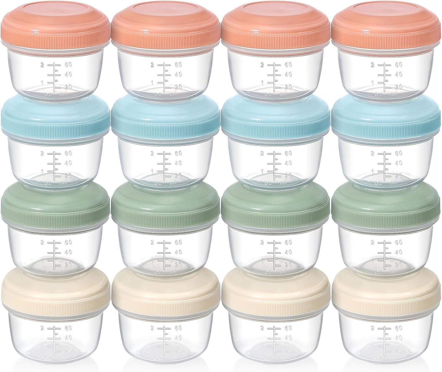 16-pack-4-oz-small-containers-with-lids-reusable-plastic-jars-for-snack-and-puree-salad-dressing-container-to-go-deli-containers-freezer-baby-food-containers-dishwasher-safe-bpa-free
