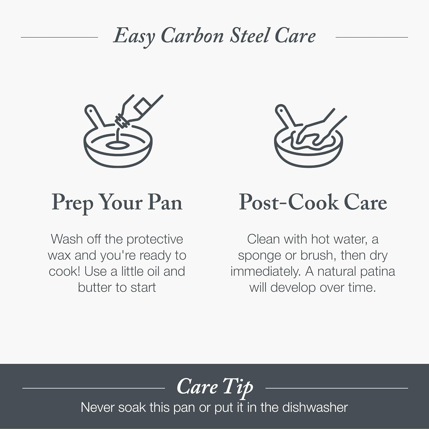 12-pre-seasoned-carbon-steel-frying-pan-skillet-natural-nonstick-with-use-induction-all-stovetop-suitable-grill-campfire-safe-even-heating-indoor-outdoor-use