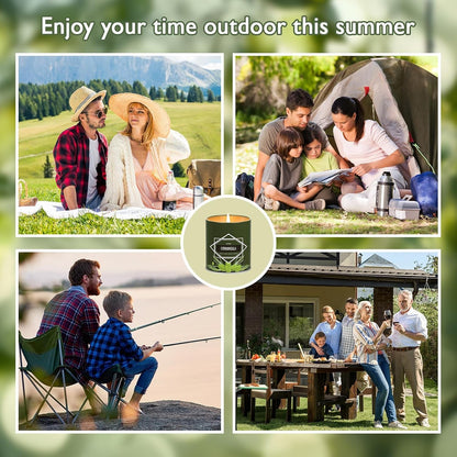 Citronella Candles Outdoor 6-Pack, Total 54Oz Citronella Candles for outside Patio, Camping & Garden, Summer Gifts for Indoor Home Scented, 50-Hour Burn Time, 9 Ounce Each5
