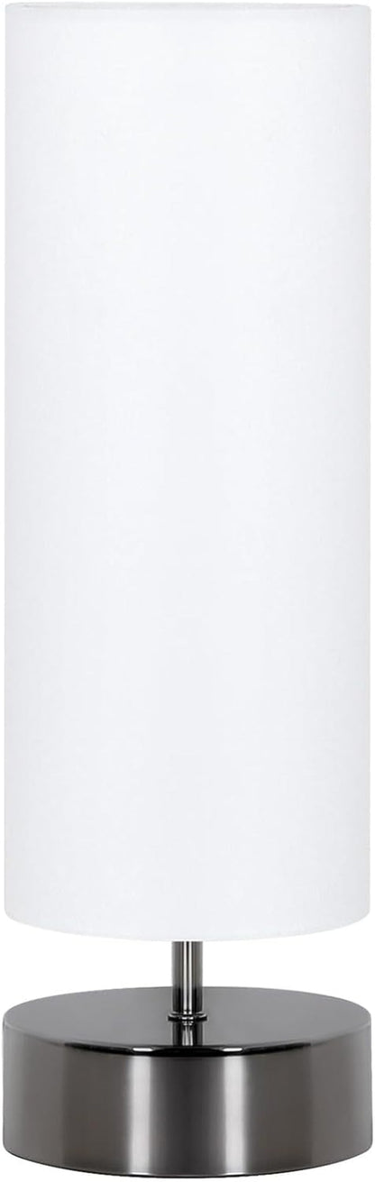 Touch Table Lamp, 3-Way Dimmable Bedside Lamp with Cylinder Fabric Shade8