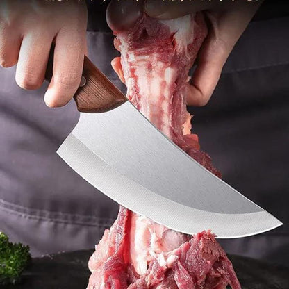 Meat Cleaver Knife, Stainless Steel Boning Knife Kitchen Dividing Slaughtering Knife Peeling Kitchen Knife Chef Knife Cooking Tool Meat Cleaver (Color : Style 1)4