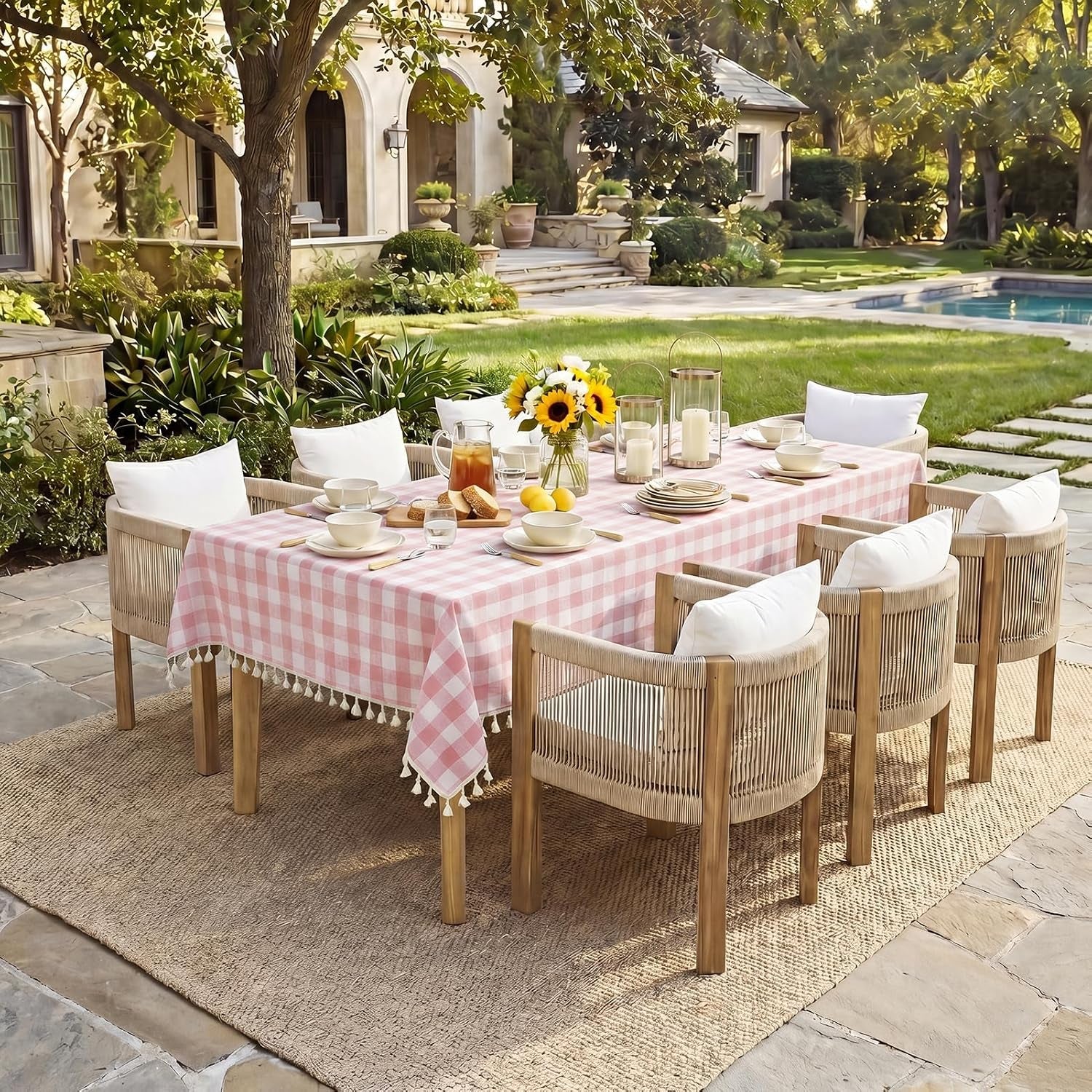 pink-gingham-tablecloth-rectangle-outdoor-linen-cotton-checkered-table-cloth-with-tassel-heavy-duty-wrinkle-free-buffalo-plaid-table-cover-for-kitchen-dining-home-party-55-x-84-inch