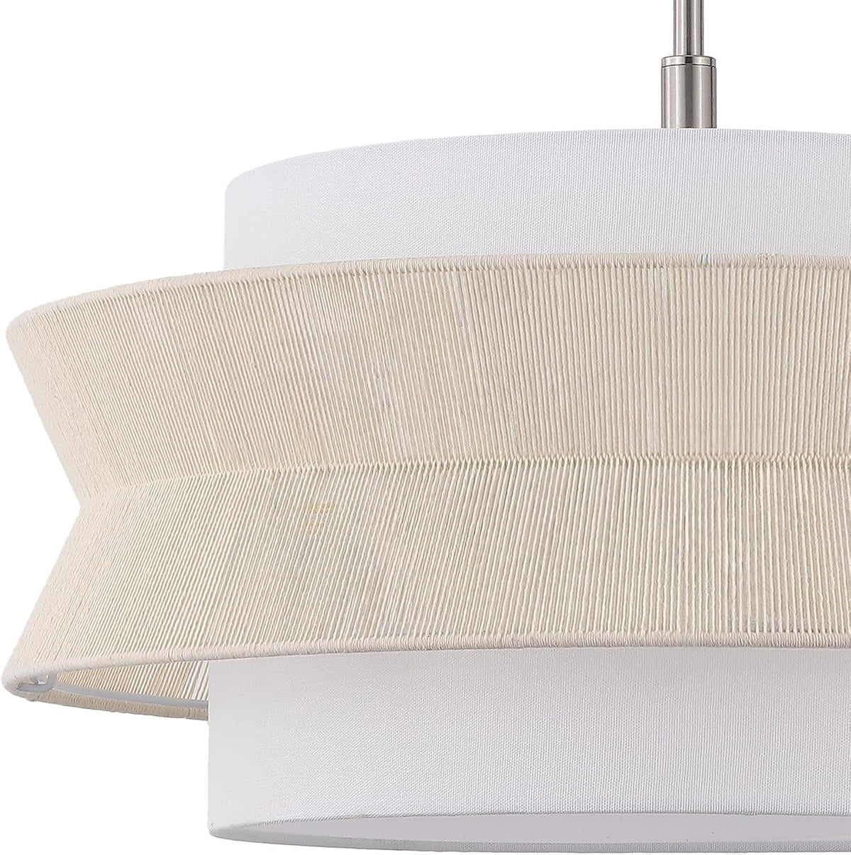 24-in-5-light-drum-chandelier-modern-farmhouse-hanging-light-with-dual-layer-woven-rope-fabric-shade-brushed-nickel-pendant-light-adjustable-for-dining-room-kitchen-island-entryway