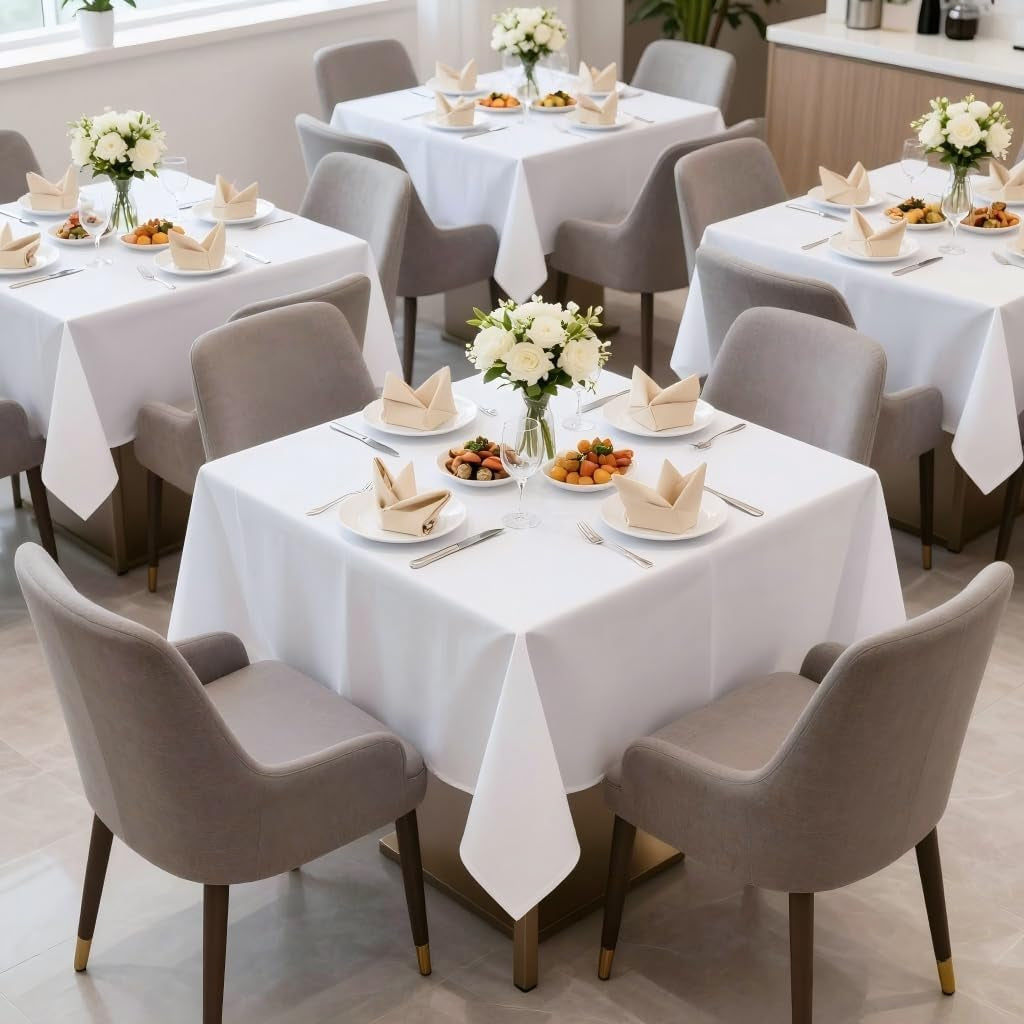white-square-tablecloths-54x54-inch-table-cloth-2-pack-for-square-or-round-tables-washable-polyester-fabric-cover-for-dinner-holiday-party-decorative-display-tables