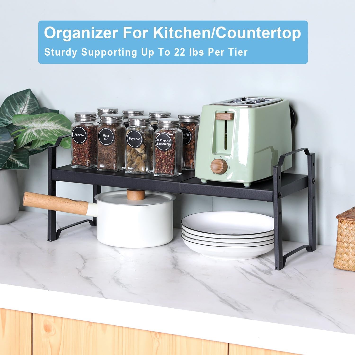 expandable-cabinet-shelf-organizer-adjustable-kitchen-countertop-storage