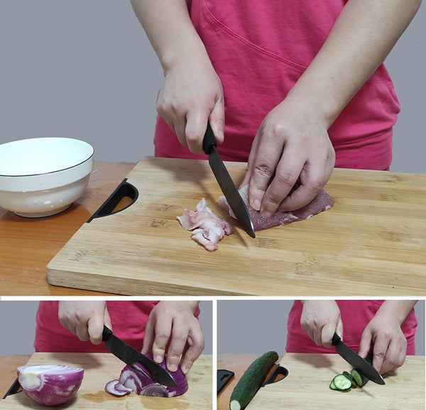 Ceramic Knife Set with Protective Cover, Kitchen Knife Set with 4-Piece Knife and 1 Peeler, Chef'S Knife Sets for Meat, Fruit, Vegetables7