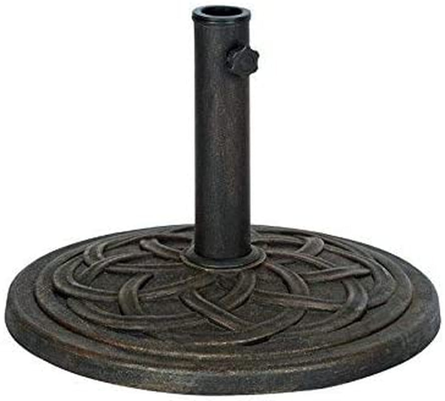 ubp18181-br-18-inch-cast-stone-umbrella-base-made-from-rust-free-composite-materials-bronze-powder-coated-finish