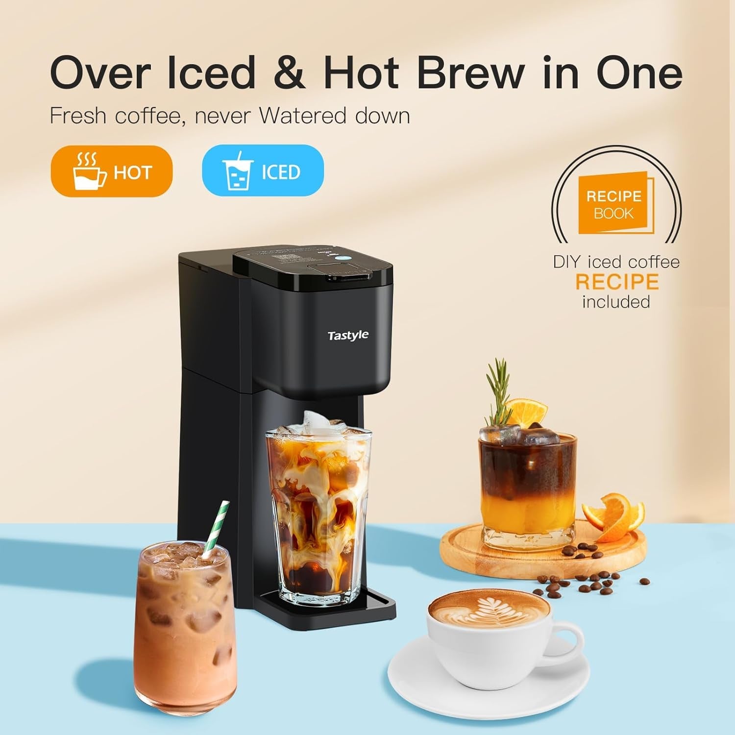 mini-single-serve-hot-and-iced-coffee-maker-for-k-cup-and-ground-6-to14-oz-brew-sizes-with-recipe-book-for-home-travel-rv-office-and-dorm-120v-k310ic-2-0-version-classic-black