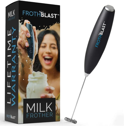 Milk Frother Handheld for Coffee (Foam Maker) Whisk Drink Mixer for Lattes, Cappuccino, Frappe, Matcha, Hot Chocolate1