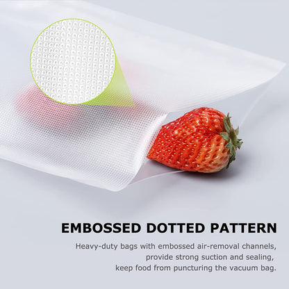 Precut Vacuum Sealer Bags 200 Quart 8" X 12", BPA Free5