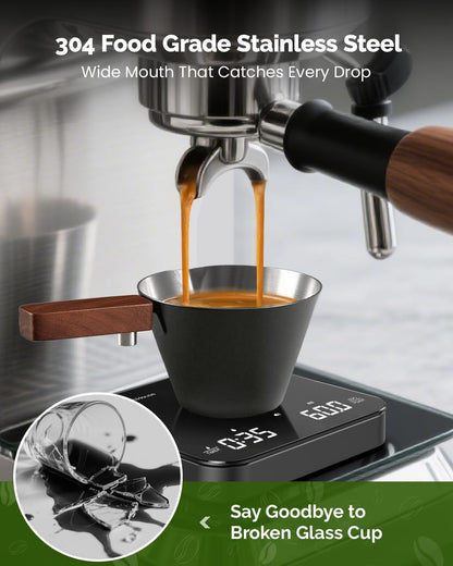 Espresso Measuring Cup, 3 Oz 304 Stainless Steel Shot Cup2