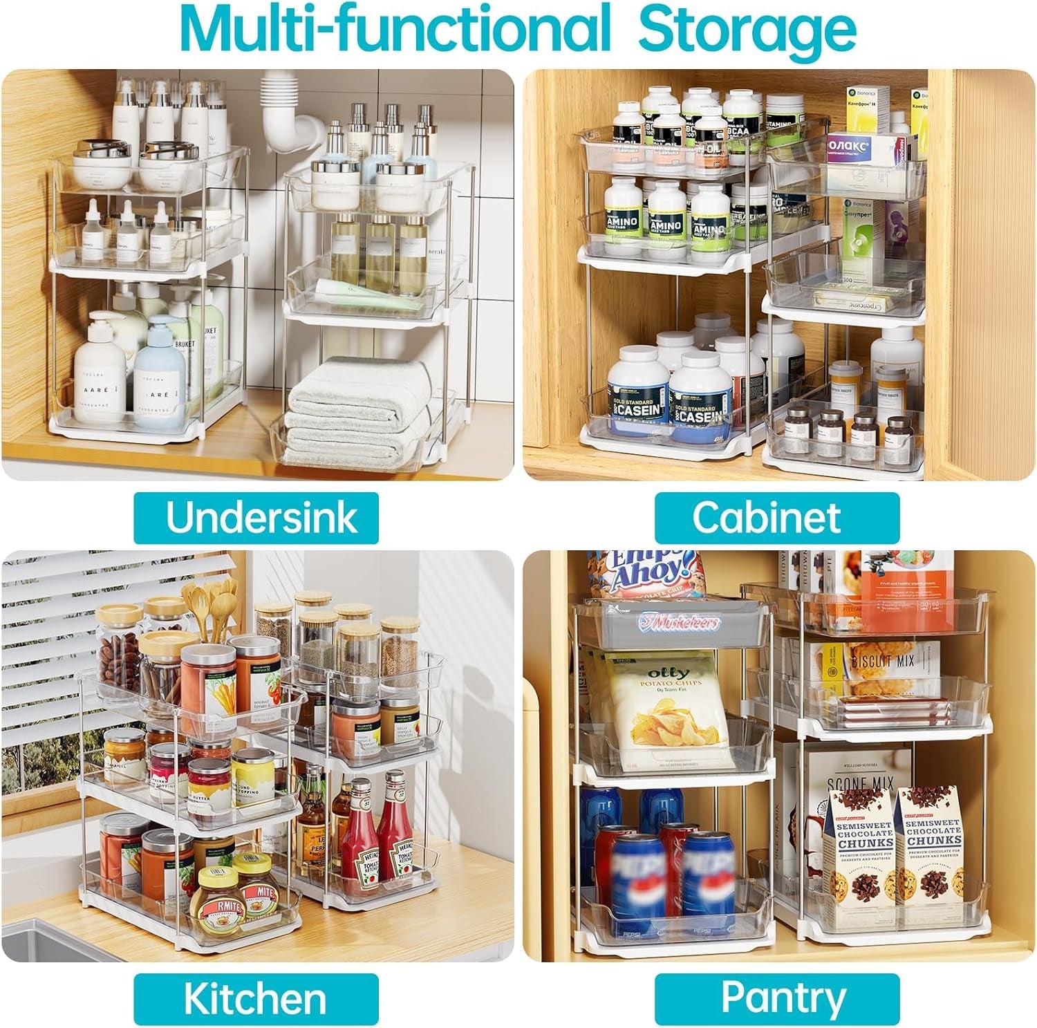 2-sets-of-3-tier-bathroom-under-sink-organizers-and-storage-multi-purpose-stackable-pantry-organization-and-storage-pull-out-clear-kitchen-bathroom-cabinet-organizer-with-movable-dividers