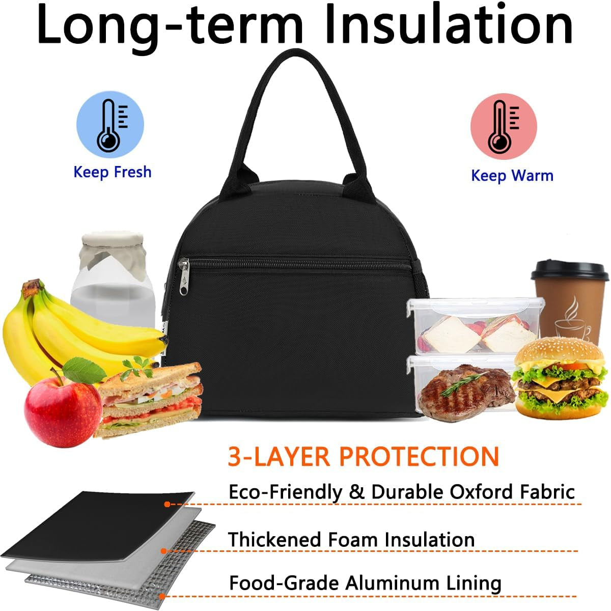 lunch-bag-women-lunch-box-for-adult-men-kids-girls-small-cute-lunchbox-tote-large-capacity-insulated-lunch-container-cooler-for-work-school-picnic-travel-black