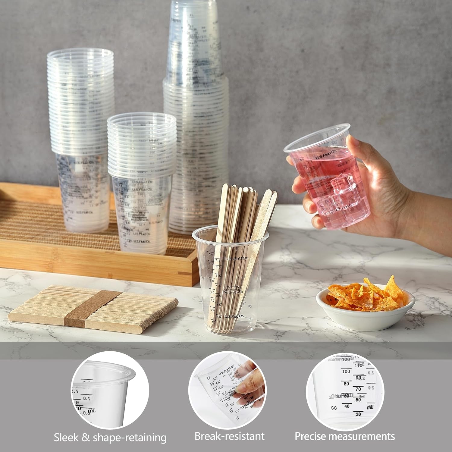 80pcs-paint-mixing-cups-dv-8oz-graduated-clear-plastic-measuring-cups-with-80pcs-wooden-stirring-sticks-for-mixing-paint-pigments-epoxy-resins-resins