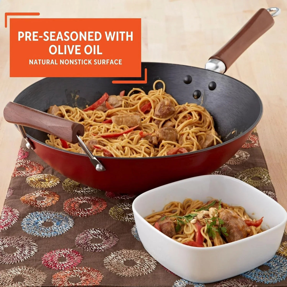 usa-gkg-61021-light-cast-iron-wok-14-red-handles-ideal-for-stir-frying-and-deep-frying-great-for-everyday-cooking