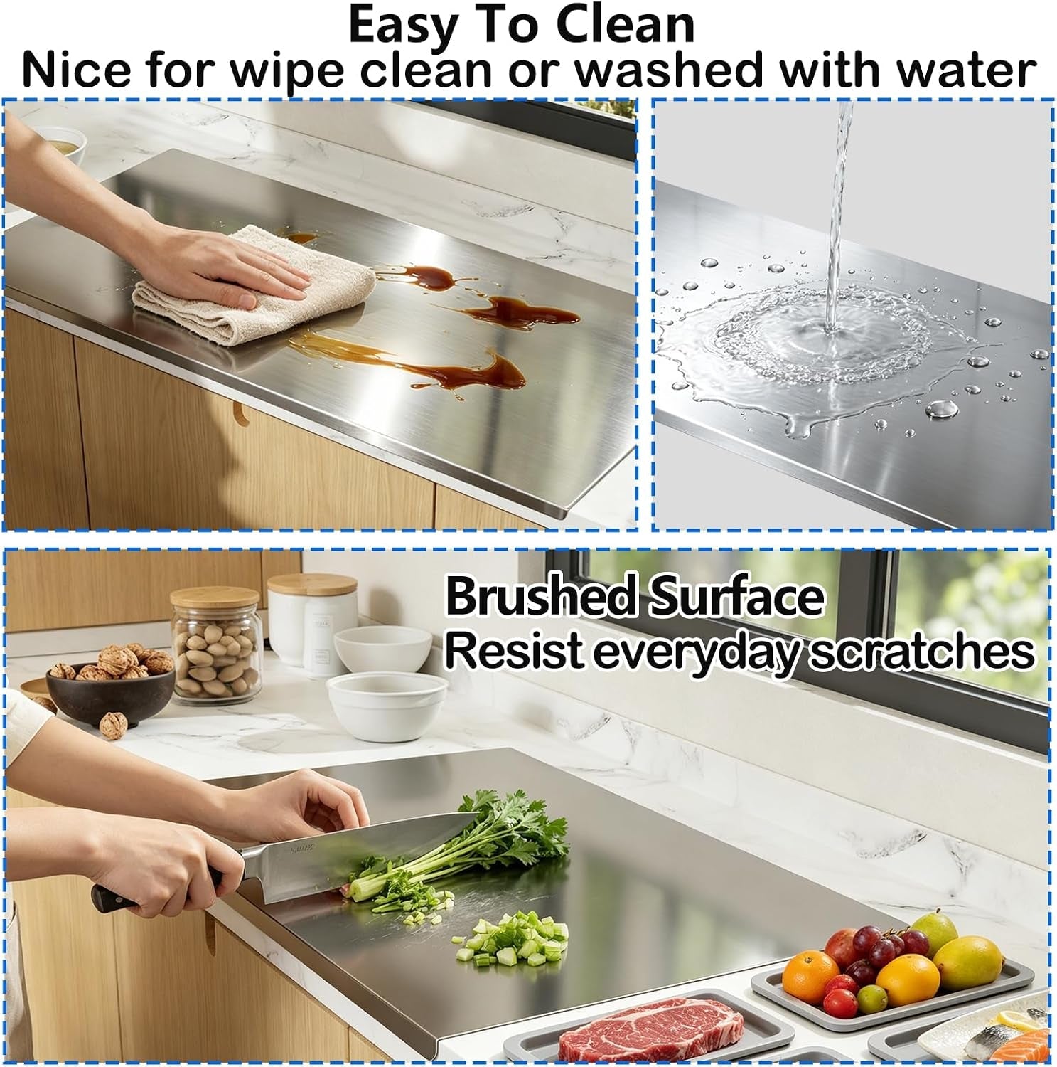 304-stainless-cutting-board-with-lip-27-6-x-22-8-steel-cutting-board-1-5mm-thick-brushed-surface-board-countertop-protection-nice-for-kneading-cutting-rolling-dough-and-food-preparation
