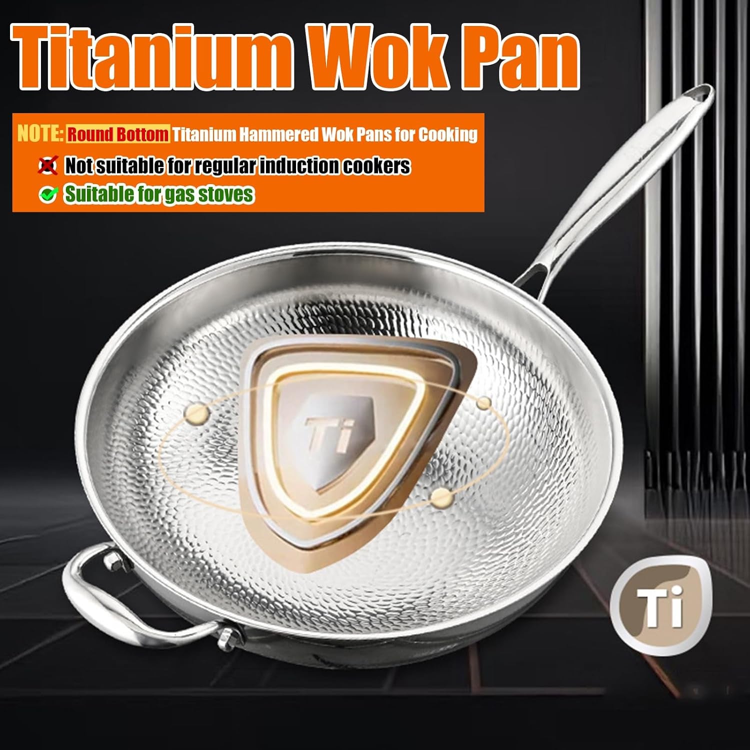 titanium-hammered-wok-2026-upgrade-double-side-hammered-frying-pans-nonstick-non-stick-wok-durable-scratch-resistant-non-stick-titanium-pans-for-cooking-with-lid-14in