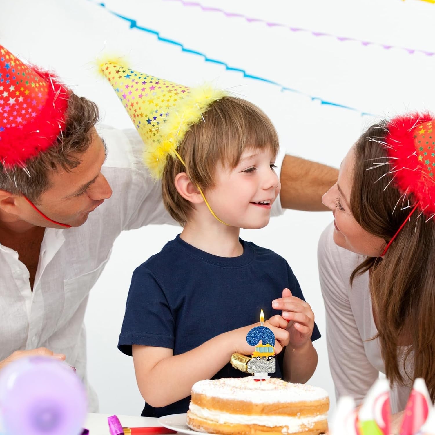 2st-birthday-number-candles-for-school-bus-blue-and-silver-birthday-decorations-for-boys-for-cakes-parties-anniversary-celebrations-bakery-decorations-number-02