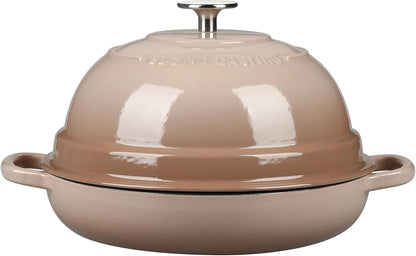 Enameled Cast Iron Dutch Oven Pot with Lid, round Bread Oven for Homemade Sourdough Bread Baking, 6 Quart, Mocha7