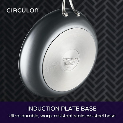 A1 Series with Scratchdefense Technology Nonstick Induction Frying Pan/Skillet, 12 Inch, Graphite9