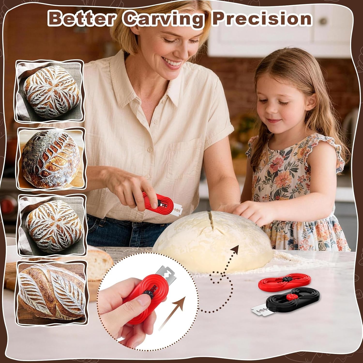 2pcs-sourdough-lame-upgraded-magnetic-bread-lame-with-retractable-anti-slip-handle-dough-scoring-tool-bread-scoring-knife-for-sourdough-baking-includes-5-razor-blades-2-finger
