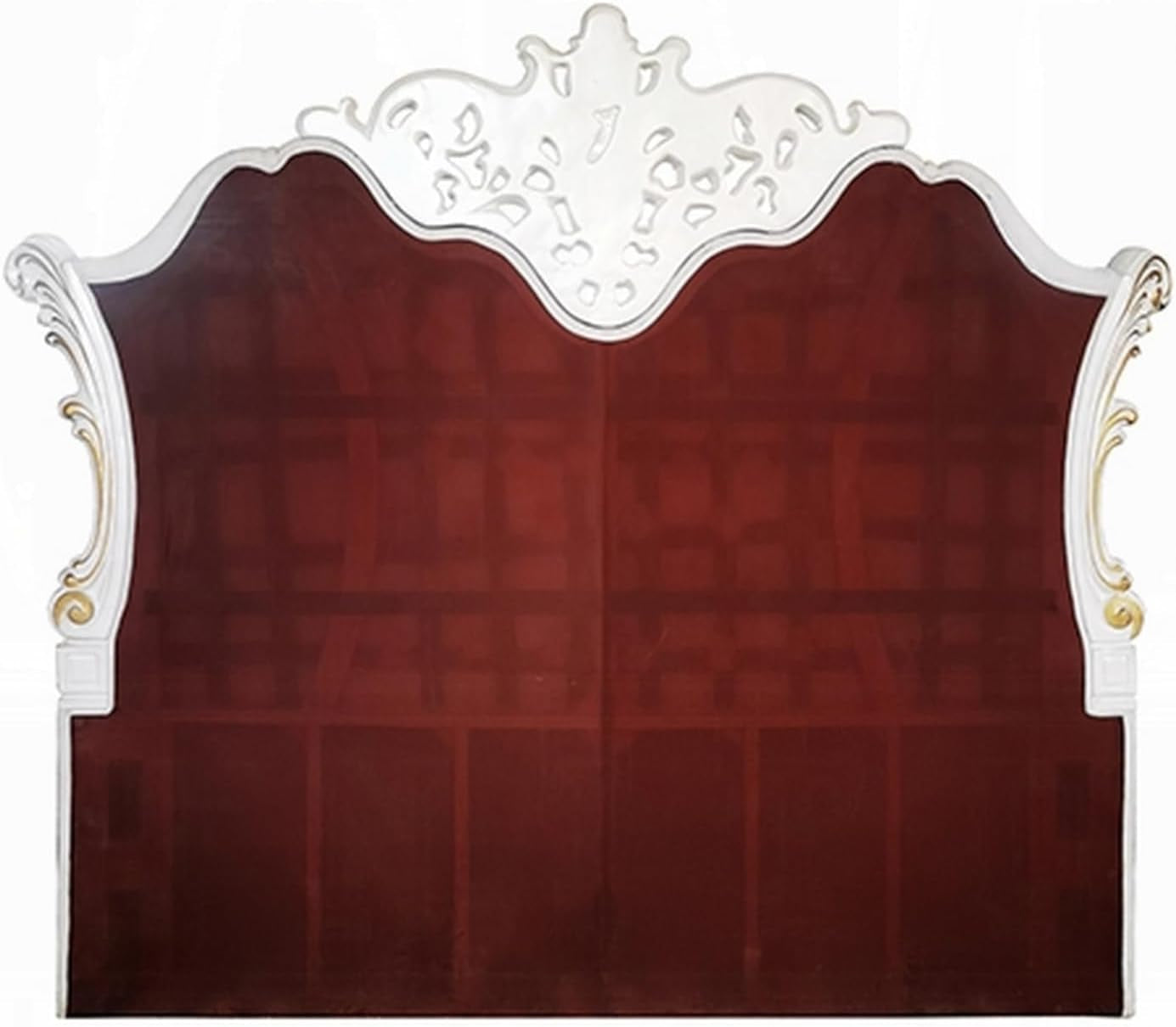 antoine-king-size-bed-ivory-faux-leather-victorian-carved-pearl-white