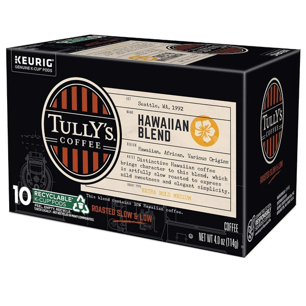 Coffee Hawaiian Blend, Keurig Single Serve K-Cup Pods, Medium Roast, 60 Count, (6 Packs of 10)12