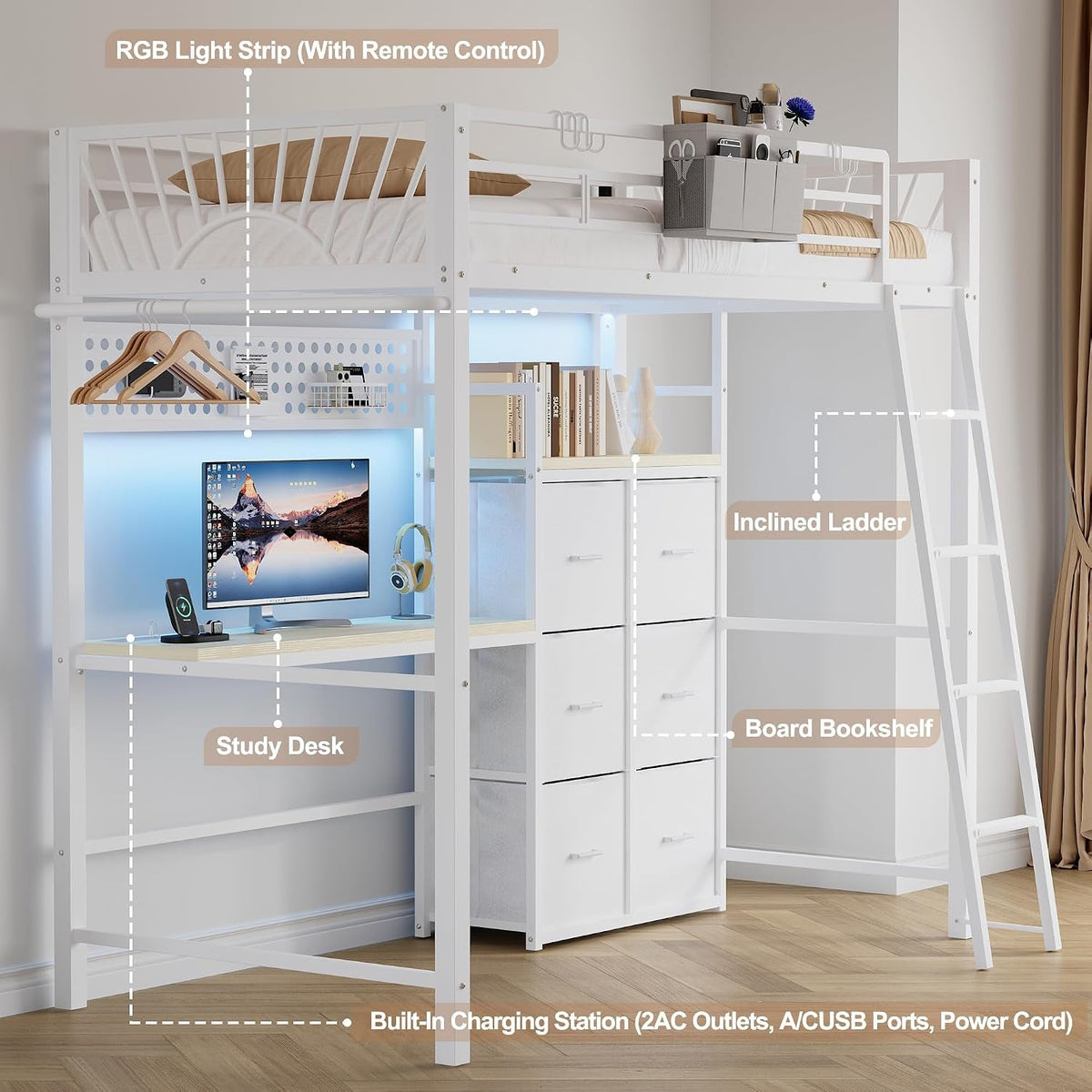 twin-loft-bed-with-desk-and-6-storage-drawers-metal-twin-size-loft-beds-with-charging-station-led-lights-bed-frame-with-hanging-rod-safety-ladder-guardrail-bedside-caddy-for-kids-teens