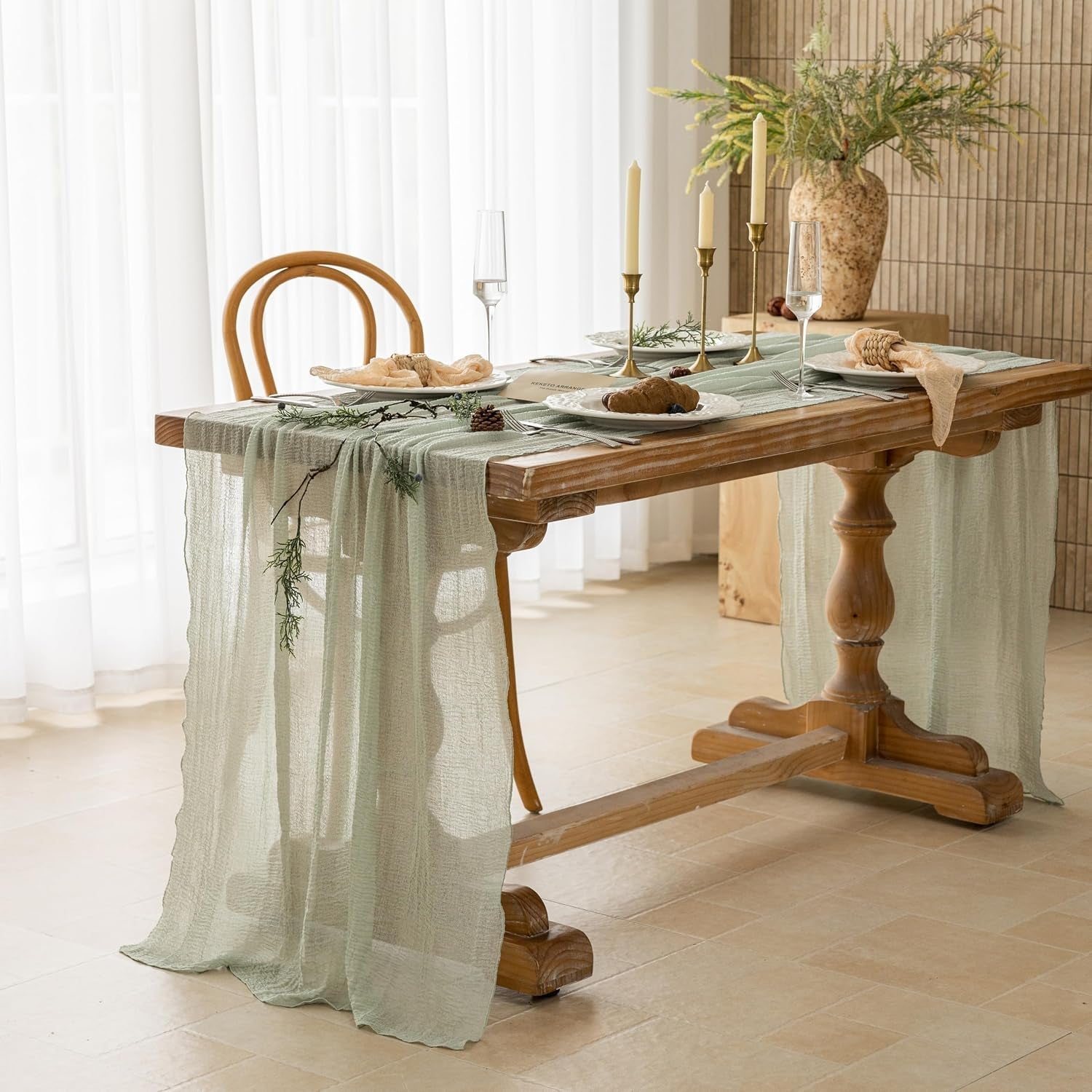 sage-green-cheesecloth-table-runner-120-inches-fall-party-home-decorations-for-wedding-baby-shower-bridal-shower-birthday-engagement-party-10ft-sheer-rustic-boho-farmhouse-dining-holiday-decor